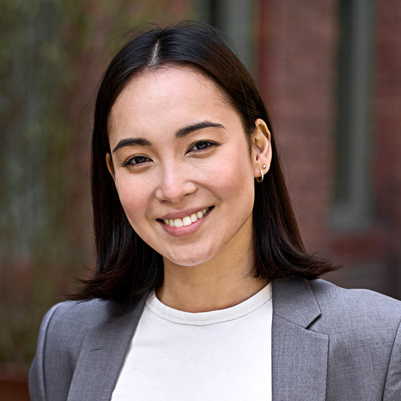 Portrait photo of comapny CEO, Sarah Chen 